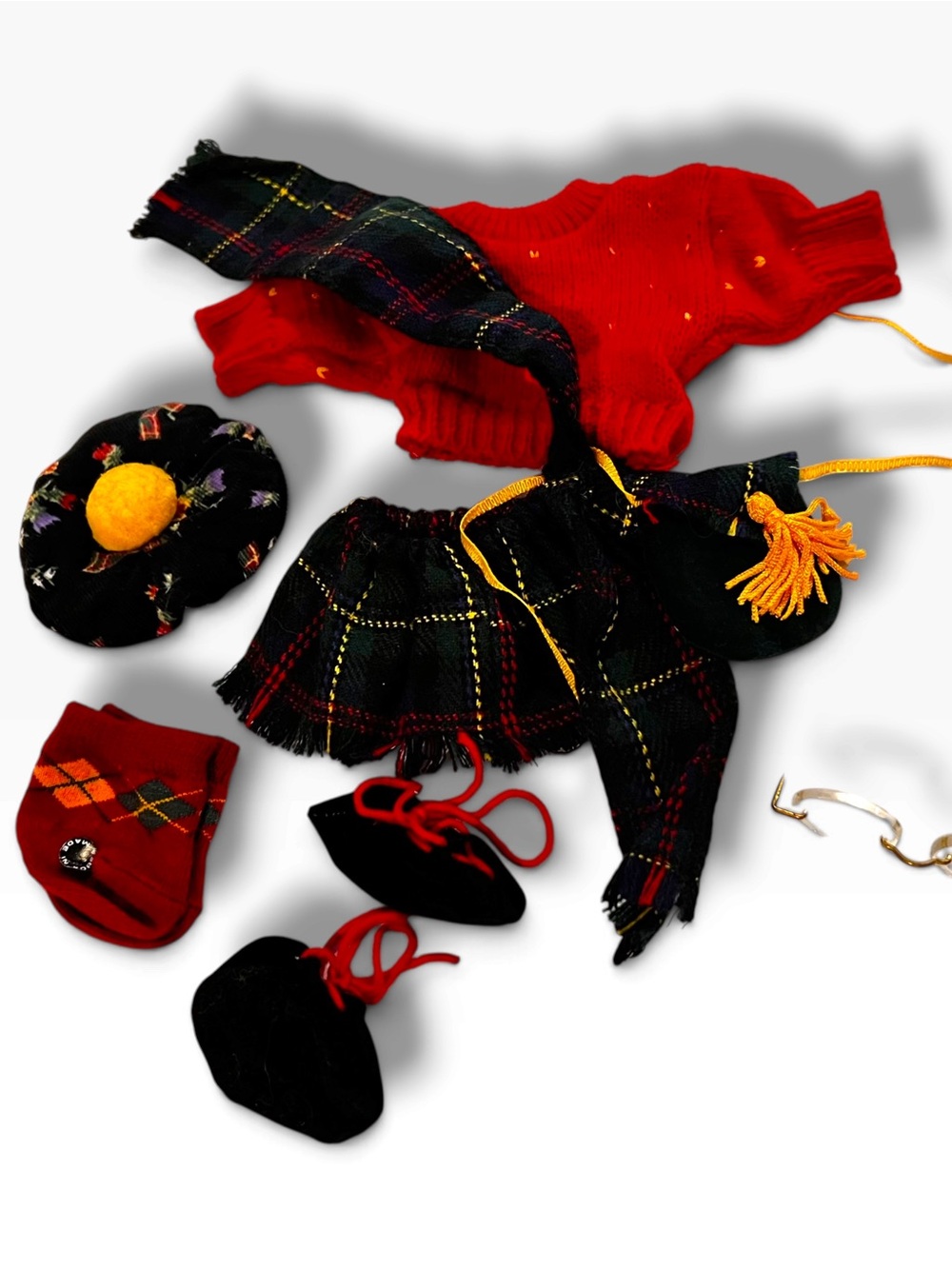 VTG Muffy Vanderbear Vanderbear A Highland Fling Scottish Dance Outfit NOS E-5